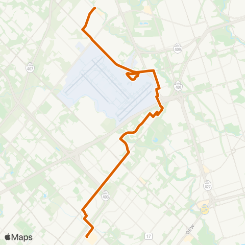 MiWay Airport map