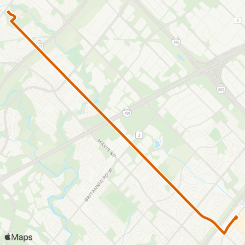 MiWay McLaughlin map