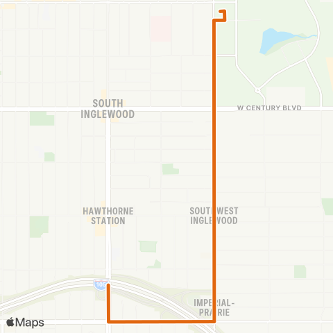 Metro C - SoFi Stadium map