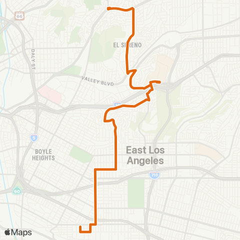 Metro Rose Hill TC - City Terrace - East LA map