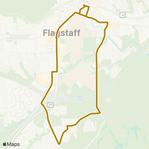 Mountain Line Gold map