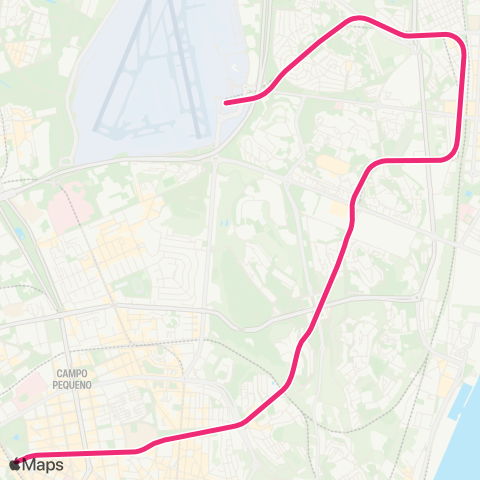 Metro Lisboa Oriente map