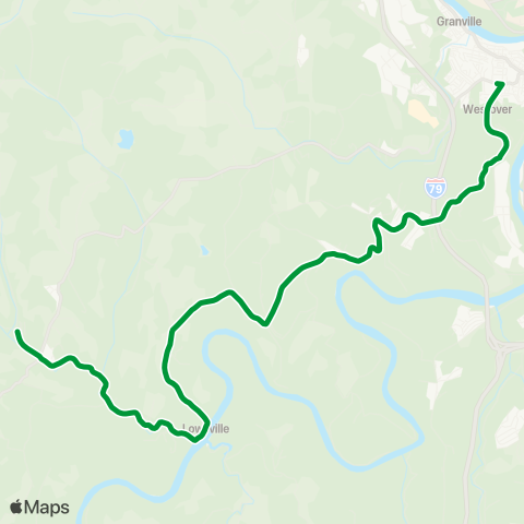 Mountain Line Transit Authority Crown map