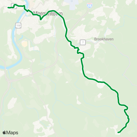 Mountain Line Transit Authority Mt. Heights map