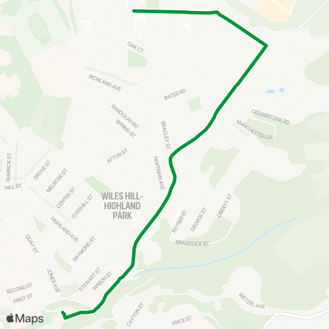 Mountain Line Transit Authority Valley View map