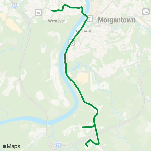 Mountain Line Transit Authority Don Knotts map