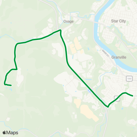 Mountain Line Transit Authority Westridge Mylan map