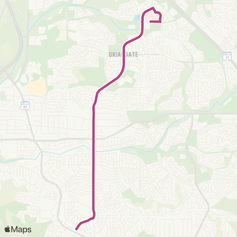 Mountain Metro Union / Childrens Hospital map