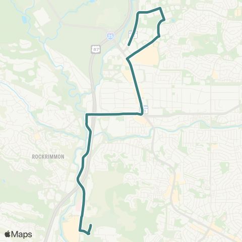 Mountain Metro Corporate Dr / Voyager Pkwy map