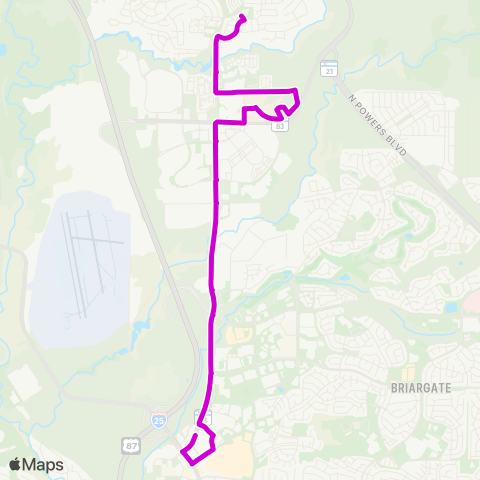 Mountain Metro Voyager / Rampart PPSC map