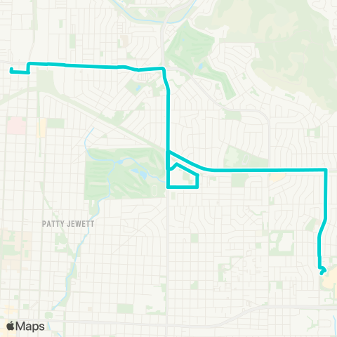 Mountain Metro Fillmore / Citadel map