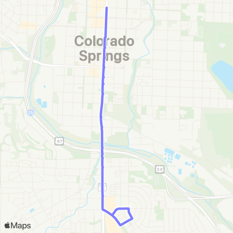 Mountain Metro Downtown / Southgate map