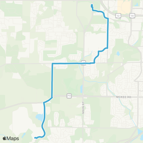 Madison Metro Route 55 map