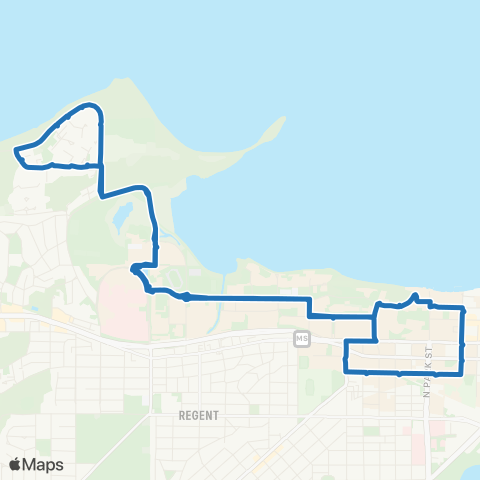 Madison Metro Route 80 map