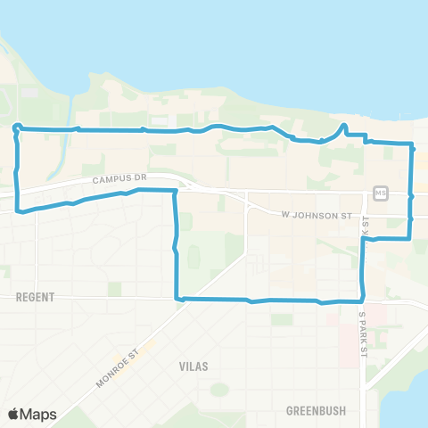 Madison Metro Route 82 map