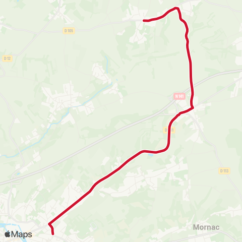 Möbius Brie / Champniers / Mornac map