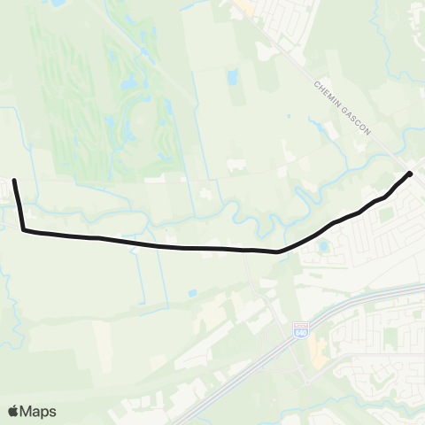 exo Terrebonne-Mascouche Taxibus - Pl. Longchamps (s/ Réservation) map