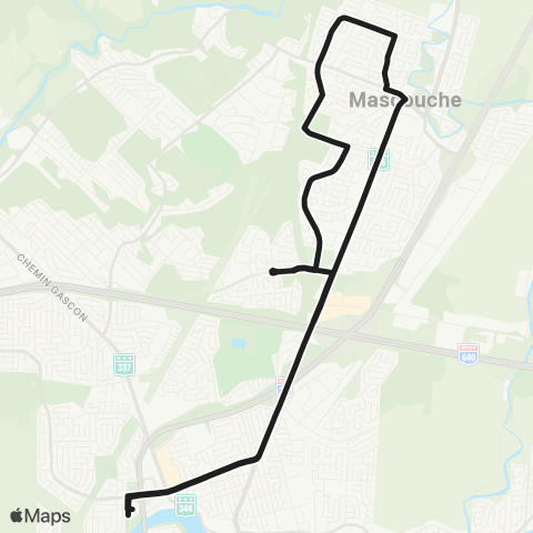 exo Terrebonne-Mascouche Terrebonne - Mascouche map