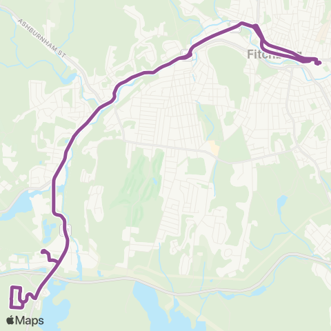 MART Intermodal / Wachusett / Great Wolf map