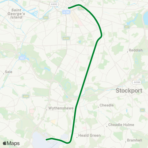 Manchester Rail Arriva Wales map