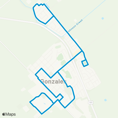 Monterey-Salinas Transit Gonzales map