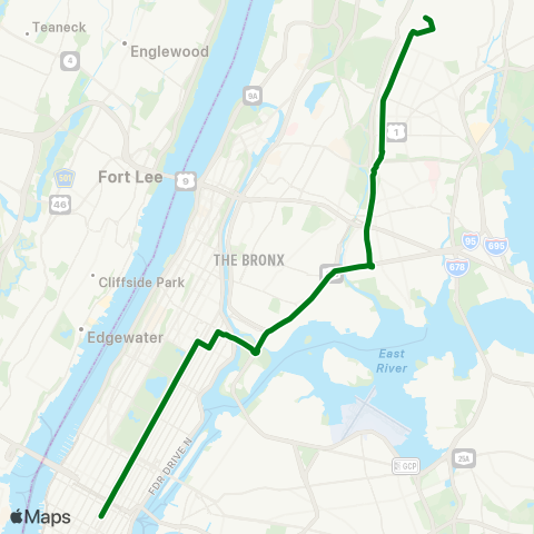 MTA Express Wakefield - Midtown map