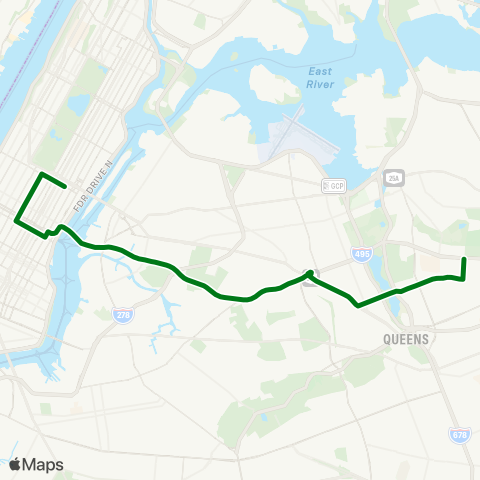 MTA Express QM4 bus Times - NYC