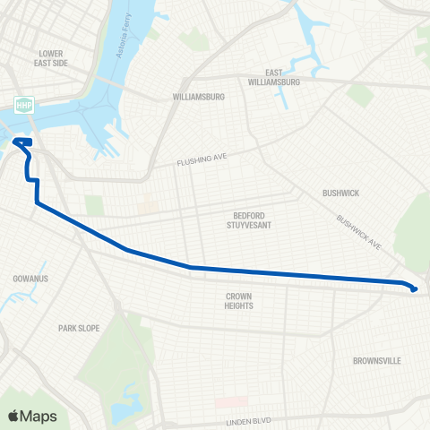 MTA Brooklyn Dwntn Bklyn & Dumbo - Broadway Junction map