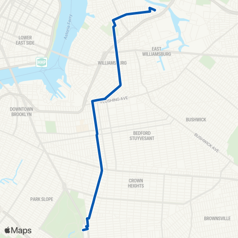 MTA Brooklyn Lefferts Gardens - Greenpoint map