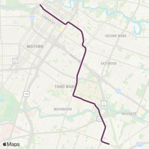 METRO Metrorail Purple Line map