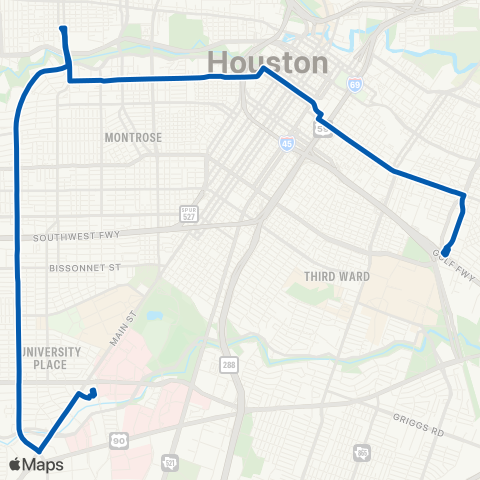 METRO Kirby / Polk map