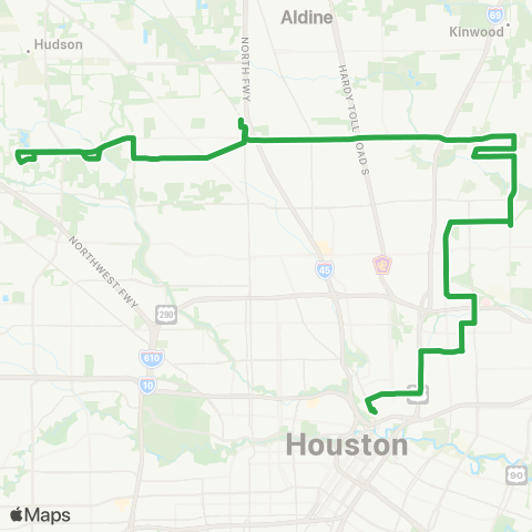 METRO Langley - Little York map