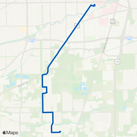 METRO Hiram Clarke map