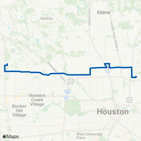 METRO Kempwood map