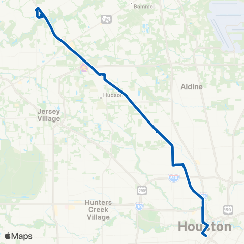 METRO Acres Homes map