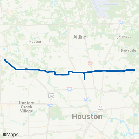 METRO Tidwell map