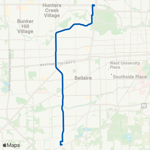 METRO Hillcroft map