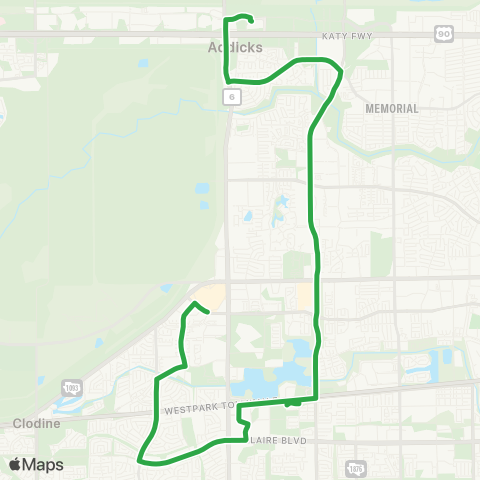 METRO Eldridge map