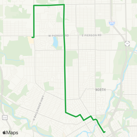 MTA Flint Dupont map