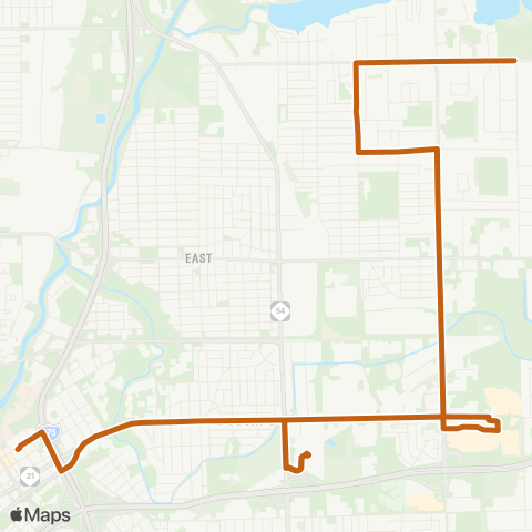 MTA Flint Richfield map