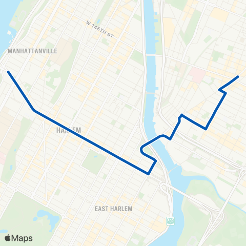 MTA Manhattan Manhattanville - The Hub map