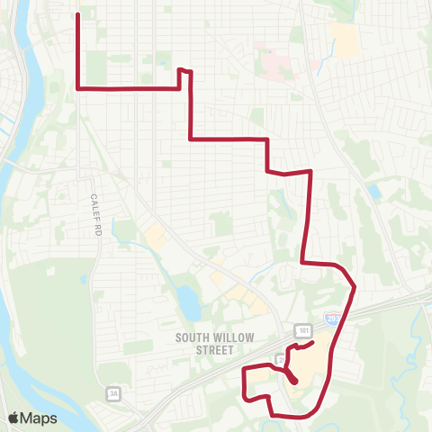 MTA Valley St-Mall of NH map