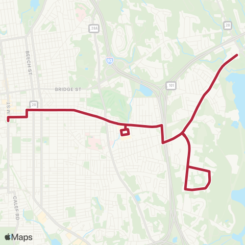 MTA Hanover St / East Industrial Park map