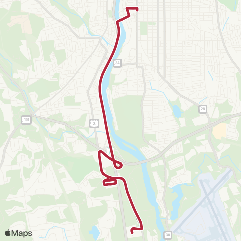 MTA Commerce Dr / Target Bedford map