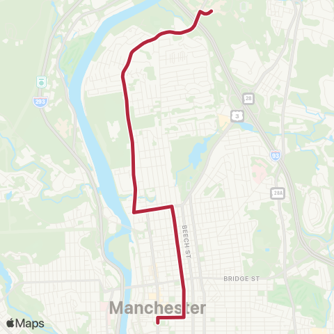 MTA River Rd / SNHU map