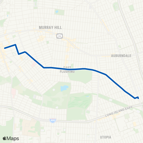 MTA Queens Fresh Meadows - Flushing (Part-Time) map