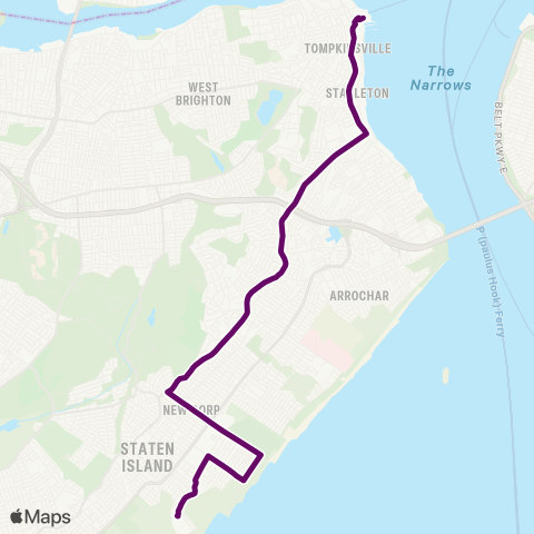 MTA Staten Island St. George - Oakwood Ltd map