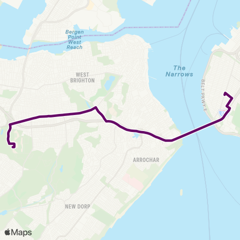 MTA Staten Island College of Staten Island - Bay Ridge Ltd map