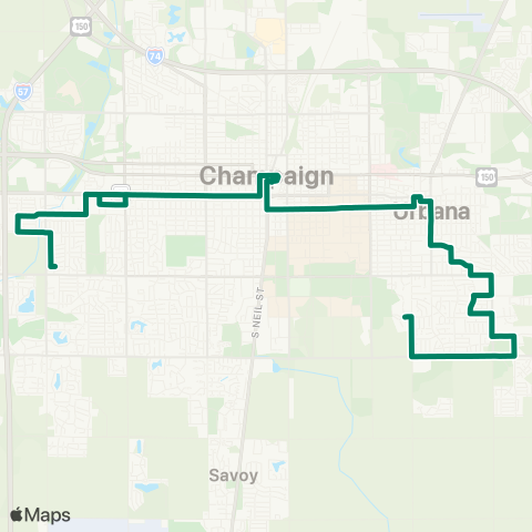 MTD Green map