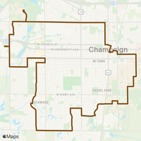 MTD Brown map